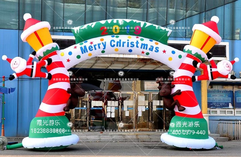 滁州圣诞活动拱门
